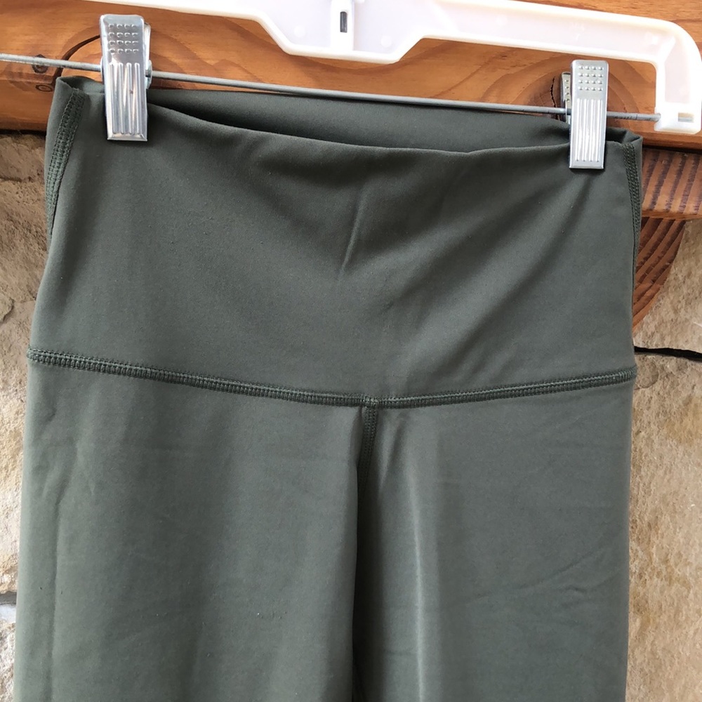 Olive green yoga pants by colorful koala, XS